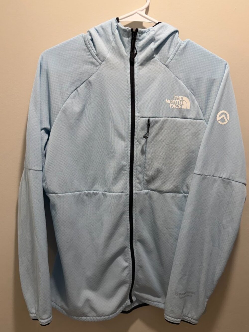 The North Face Summit Series Women's L Blue Hooded Full Zip Jacket